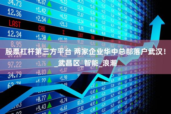 股票杠杆第三方平台 两家企业华中总部落户武汉！_武昌区_智能_浪潮