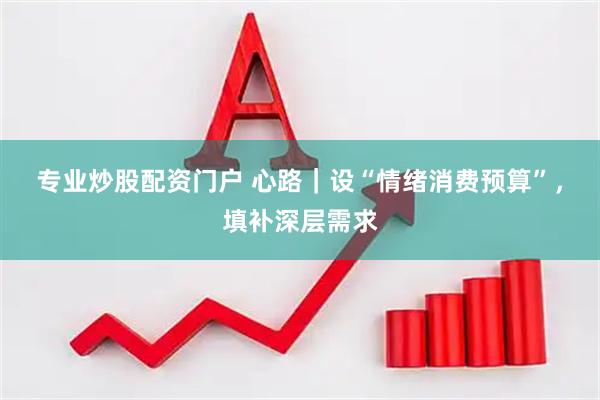 专业炒股配资门户 心路｜设“情绪消费预算”，填补深层需求